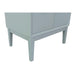 Bellaterra Home Stora 30" 2-Door 1-Drawer Aqua Blue Freestanding Vanity Base - Luxe Vanity & Tub