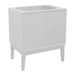 Bellaterra Home Stora 30" 2-Door 1-Drawer White Freestanding Vanity Base