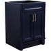 Bellaterra Home Terni 24" 2-Door 1-Drawer Blue Freestanding Vanity Base - Luxe Vanity & Tub