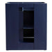 Bellaterra Home Terni 30" 1-Door 2-Drawer Blue Freestanding Vanity Base - Luxe Vanity & Tub