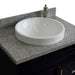 Bellaterra Home Terni 31" 1-Door 2-Drawer Blue Freestanding Vanity Set With Ceramic Vessel Sink and Gray Granite Top - Luxe Vanity & Tub