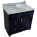 Bellaterra Home Terni 37" 1-Door 2-Drawer Blue Freestanding Vanity Set - Luxe Vanity & Tub