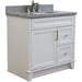 Bellaterra Home Terni 37" 1-Door 2-Drawer White Freestanding Vanity Set - Luxe Vanity & Tub