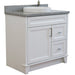 Bellaterra Home Terni 37" 1-Door 2-Drawer White Freestanding Vanity Set - Luxe Vanity & Tub