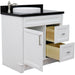 Bellaterra Home Terni 37" 1-Door 2-Drawer White Freestanding Vanity Set - Luxe Vanity & Tub