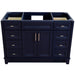 Bellaterra Home Terni 48" 2-Door 6-Drawer Blue Freestanding Vanity Base - Luxe Vanity & Tub