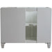 Bellaterra Home Trento 42" 2-Door 3-Drawer White Freestanding Vanity Base With Left Door - Luxe Vanity & Tub