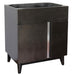 Bellaterra Home Urban 30" 1-Door Silvery Brown Freestanding Vanity Base