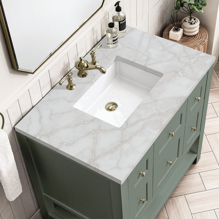 Breckenridge 36" Single Vanity in Smokey Celadon