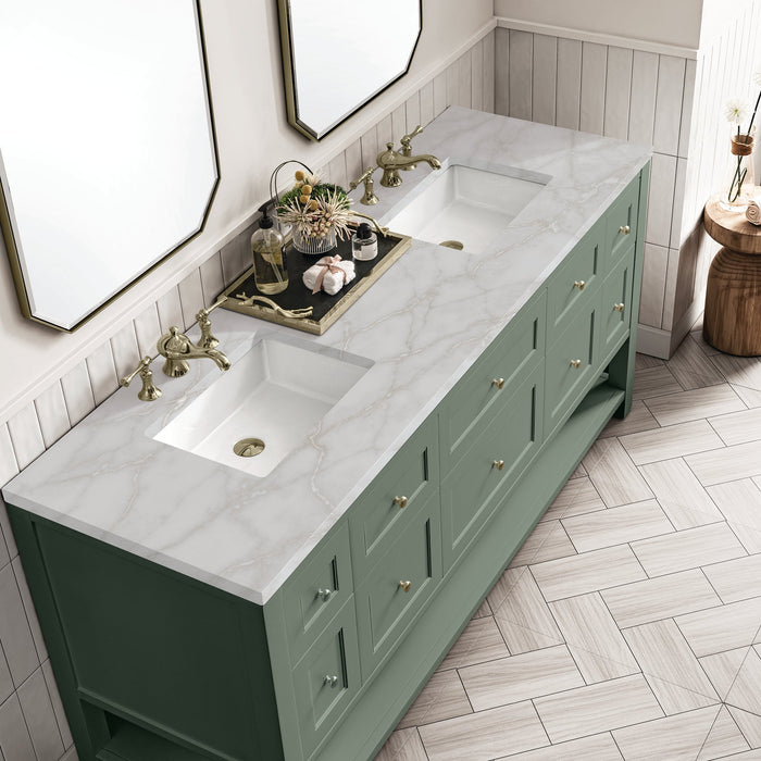 Breckenridge 72" Double Vanity in Smokey Celadon