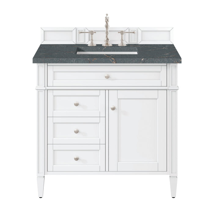 Brittany 36"Single Bathroom Vanity in Bright White