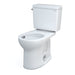 TOTO Drake 1.6 GPF Two Piece Round Chair Height Toilet with Left Hand Lever - Luxe Vanity & Tub