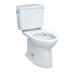 TOTO Drake 1.28 GPF Two Piece Elongated Toilet with Left Hand Lever - Luxe Vanity & Tub