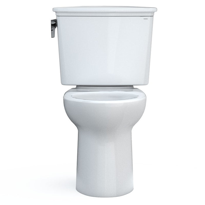 TOTO Drake 1.28 GPF Two Piece Elongated Chair Height Toilet with Left Hand Lever - Luxe Vanity & Tub