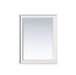 30" Addison Rectangular Mirror, Glossy White - Luxe Vanity & Tub