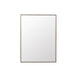 30" Rohe Rectangle Mirror, Champagne Brass - Luxe Vanity & Tub