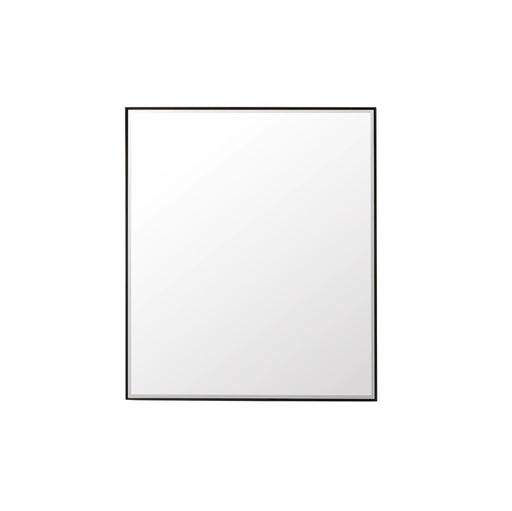 36" Rohe Rectangle Mirror, Matte Black - Luxe Vanity & Tub