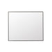 48" Rohe Rectangle Mirror, Matte Black - Luxe Vanity & Tub