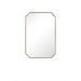 24" Rohe Octagon Mirror, Champagne Brass - Luxe Vanity & Tub