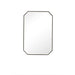 24" Rohe Octagon Mirror, Matte Black - Luxe Vanity & Tub