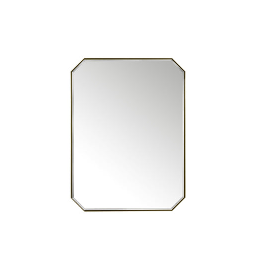 30" Rohe Octagon Mirror, Champagne Brass - Luxe Vanity & Tub