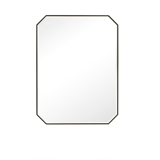 30" Rohe Octagon Mirror, Matte Black - Luxe Vanity & Tub