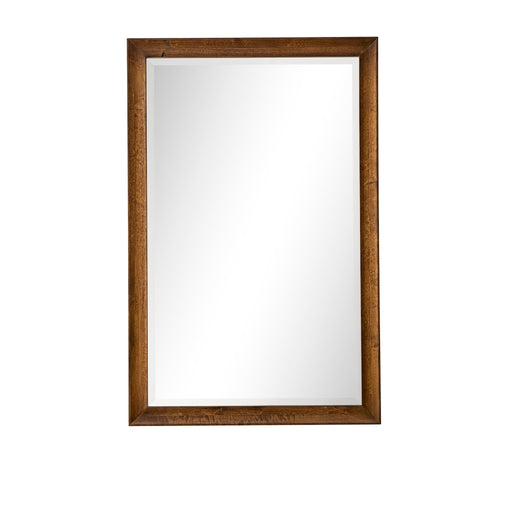 26" Glenbrooke Mirror, Country Oak - Luxe Vanity & Tub