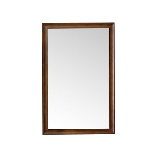 26" Glenbrooke Mirror, Mid-Century Walnut - Luxe Vanity & Tub