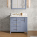 Jeffrey Alexander Katara 36-inch Single Bathroom Vanity With Top In Blue From Home Luxury USA