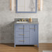 Jeffrey Alexander Katara 36-inch Single Bathroom Vanity With Top In Blue From Home Luxury USA