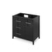 Jeffrey Alexander Katara 36-inch Single Bathroom Vanity With Top In Black From Home Luxury USA