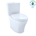 TOTO Aquia IV 0.9 / 1.28 GPF Dual Flush Two Piece Elongated Chair Height Toilet with Push Button Flush - Seat Included - Luxe Vanity & Tub