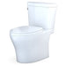 TOTO Aquia IV 0.9 / 1.28 GPF Dual Flush Two Piece Elongated Chair Height Toilet with Left Hand Lever - Seat Included - Luxe Vanity & Tub