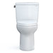 TOTO Drake 1.28 GPF Two Piece Elongated Chair Height Toilet with Left Hand Lever - Seat Included - Luxe Vanity & Tub