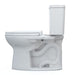 TOTO Drake 1.28 GPF Two Piece Elongated Chair Height Toilet with Left Hand Lever - Seat Included - Luxe Vanity & Tub