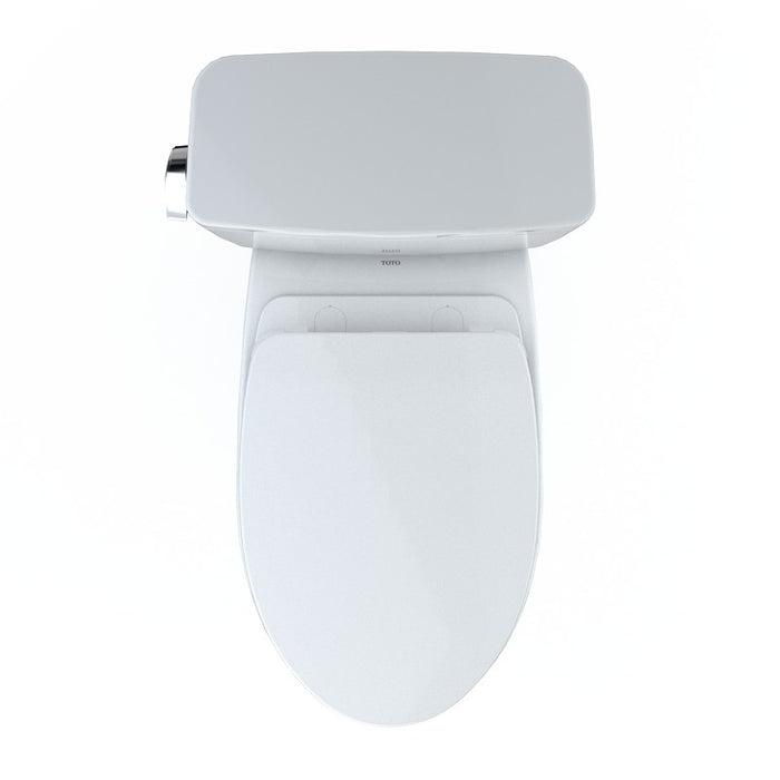 TOTO Drake 1.28 GPF Two Piece Elongated Chair Height Toilet with Left Hand Lever - Seat Included - Luxe Vanity & Tub