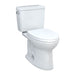 TOTO Drake 1.28 GPF Two Piece Elongated Toilet with Left Hand Lever - Seat Included - Luxe Vanity & Tub