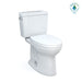 TOTO Drake 1.6 GPF Two Piece Elongated Chair Height Toilet with Left Hand Lever - Seat Included - Luxe Vanity & Tub