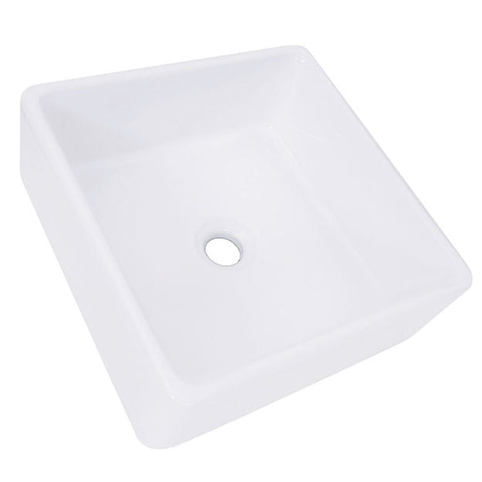 Brant Point Collection Nantucket Sinks Square White Vessel Sink NSV107A