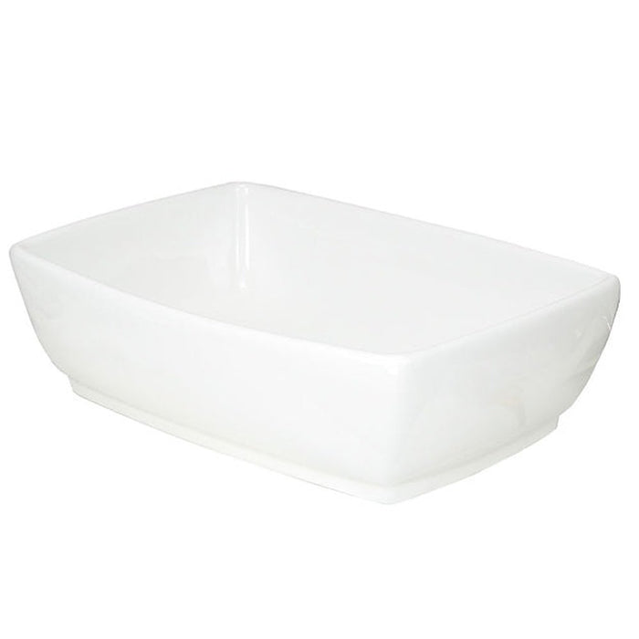 Brant Point Collection Nantucket Sinks Rectangle White Vessel Sink NSV1913