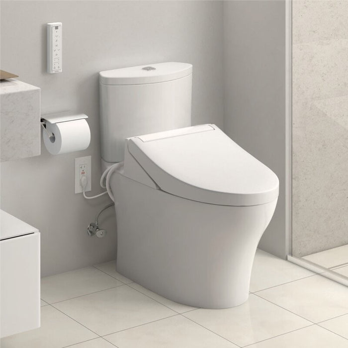 TOTO Washlet Round Soft Close Bidet Seat - Luxe Vanity & Tub