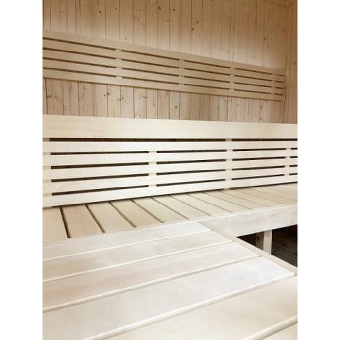 SaunaLife Model X7 Indoor 6-Person Home Sauna w/ Nordic Spruce