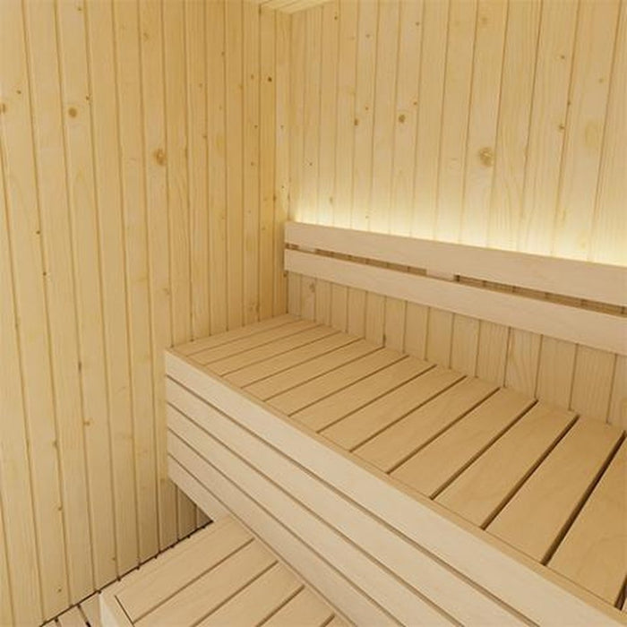 SaunaLife Model X2 2-Person Indoor Home Sauna w/ Nordic Spruce