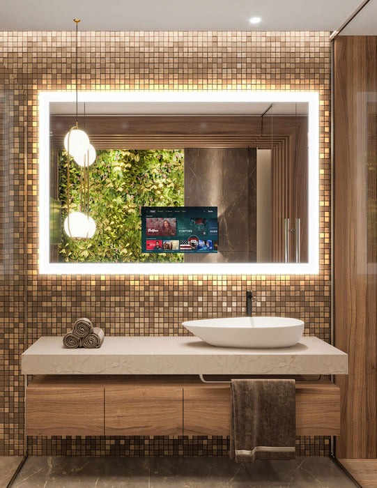 Electric Mirror Silhouette Mirror TV - Luxe Vanity & Tub