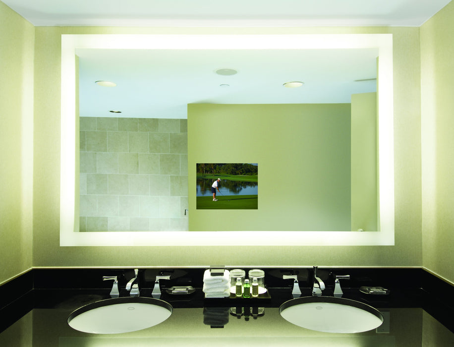 Electric Mirror Silhouette Mirror TV - Luxe Vanity & Tub