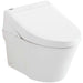 TOTO AP 0.9 / 1.28 GPF Dual Flush Wall Mounted One Piece Elongated Toilet with Actuator Plate Flush - Seat Included - Luxe Vanity & Tub