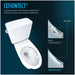 TOTO Drake 1.6 GPF Two Piece Elongated Toilet with Left Hand Lever - Seat Included - Luxe Vanity & Tub