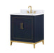 Gracie 30" Single Bathroom Vanity in Blue - Luxe Vanity & Tub