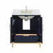 Gracie 30" Single Bathroom Vanity in Blue - Luxe Vanity & Tub