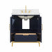 Gracie 30" Single Bathroom Vanity in Blue - Luxe Vanity & Tub